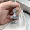 Westminster Full Diamond Crystal Ball Large White Gold and Yellow Gold Color