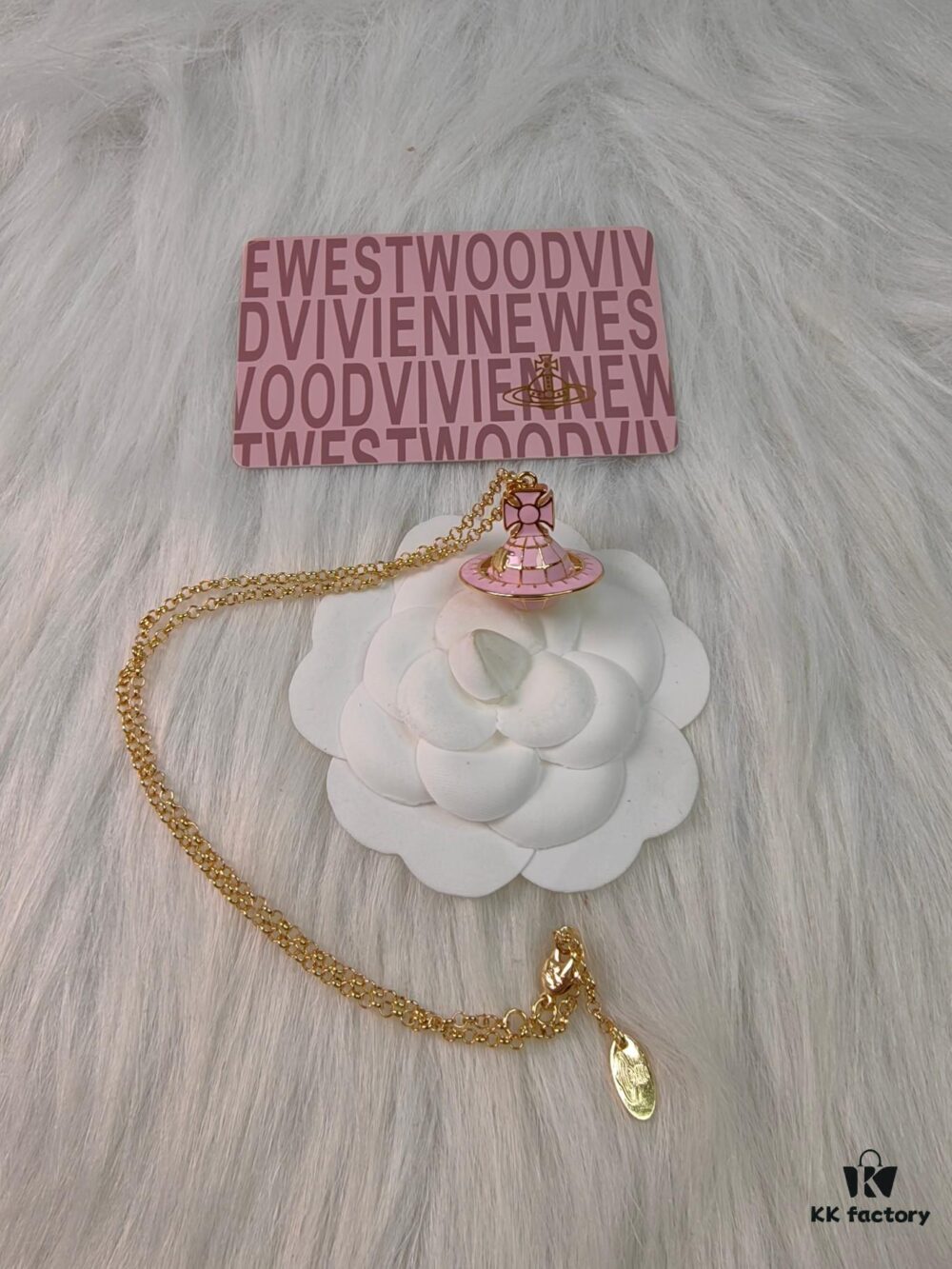 69300fb512f62673a6fac2ea Westminster Globe Necklace in Gold Pink