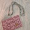 West Grandma Gray Pearl Saturn Necklace Available in Stock