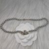 West Grandma Gray Pearl Saturn Necklace Available in Stock