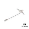 West Dame Saturn Single-Pin Brooch