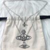 Westminster Skull Double Layer Necklace — Available in Platinum and Black Gun Colors