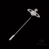 West Dame Saturn Single-Pin Brooch