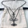 Westminster Skull Double Layer Necklace — Available in Platinum and Black Gun Colors