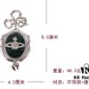West Queen Mermaid Brooch