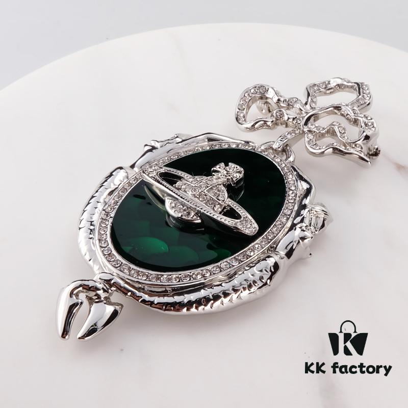 West Queen Mermaid Brooch