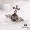 West Queen 3D Saturn Brooch