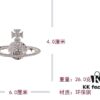 West Queen Saturn Brooch without Diamonds