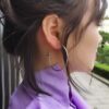 6930101312f62673a6fac38e West Queen Large 3D Saturn Hoop Earrings 4CM Silver