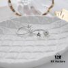 6930101512f62673a6fac391 West Grandma Minimalist Large Round Earrings 2.5CM Silver