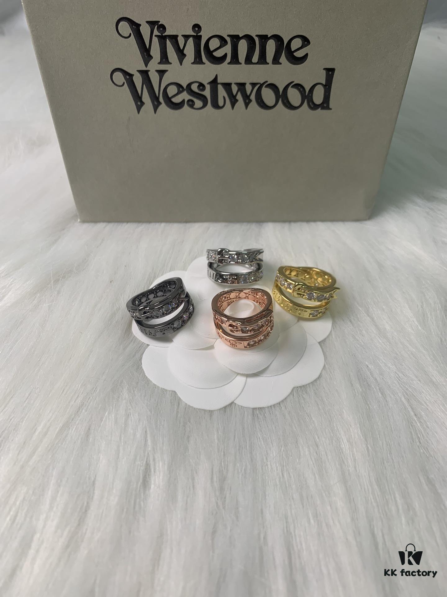 Westminster Belt Head Ring, Available in Black Gold, Yellow Gold, Rose Gold, and White Gold