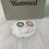 West Queen Saturn Ring Set in Black and White Gold with White Diamonds, Rose Gold with Pink Diamonds