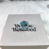 West Queen Saturn Enamel Ring - Silver Blue