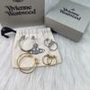 West Queen Minimalist Large Hoop Earrings