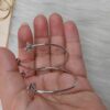 West Queen Minimalist Large Hoop Earrings