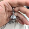 Westminster Large 3D Saturn Necklace with 20mm Bead