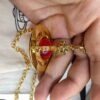 Westminster Large 3D Saturn Necklace with 20mm Bead