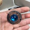 West Queen Large 3D Saturn Necklace with 20mm Bead