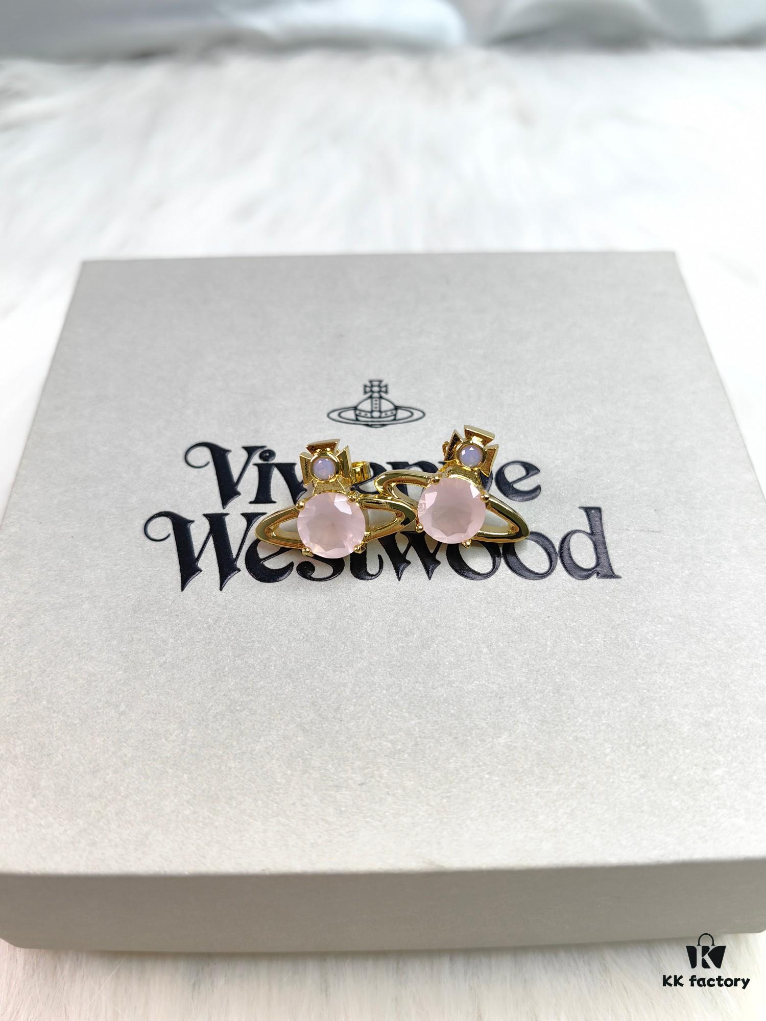 Vivienne Westwood Single Diamond Colored Earrings Series