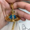 West Grandma Large 3D Saturn Necklace with 20mm Bead