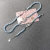 West Queen Light Blue Pearl Saturn Necklace and Bracelet