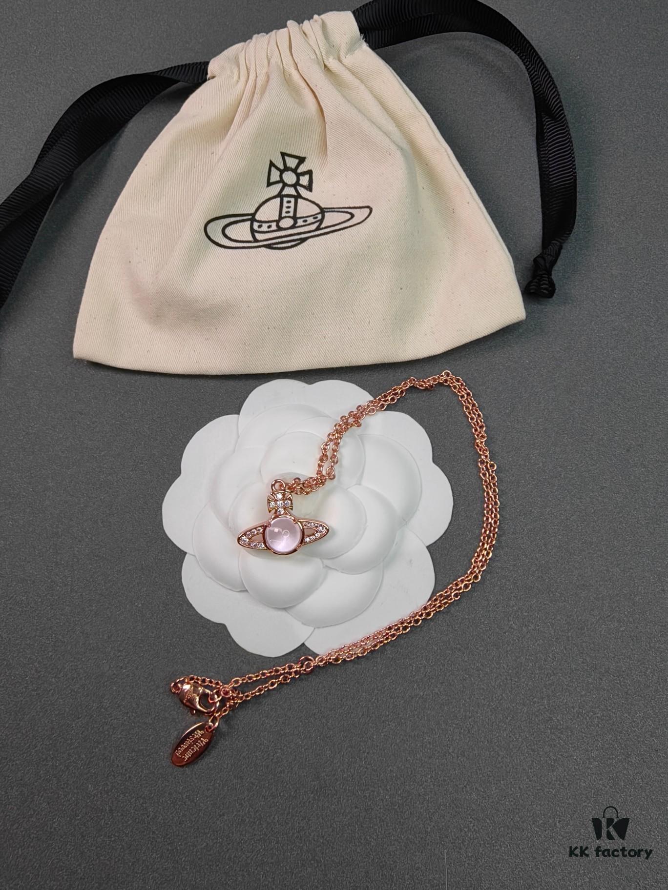 693010a112f62673a6fac450 Vivienne Westwood Pearl Pink Gold Set, Necklace Bracelet Ring