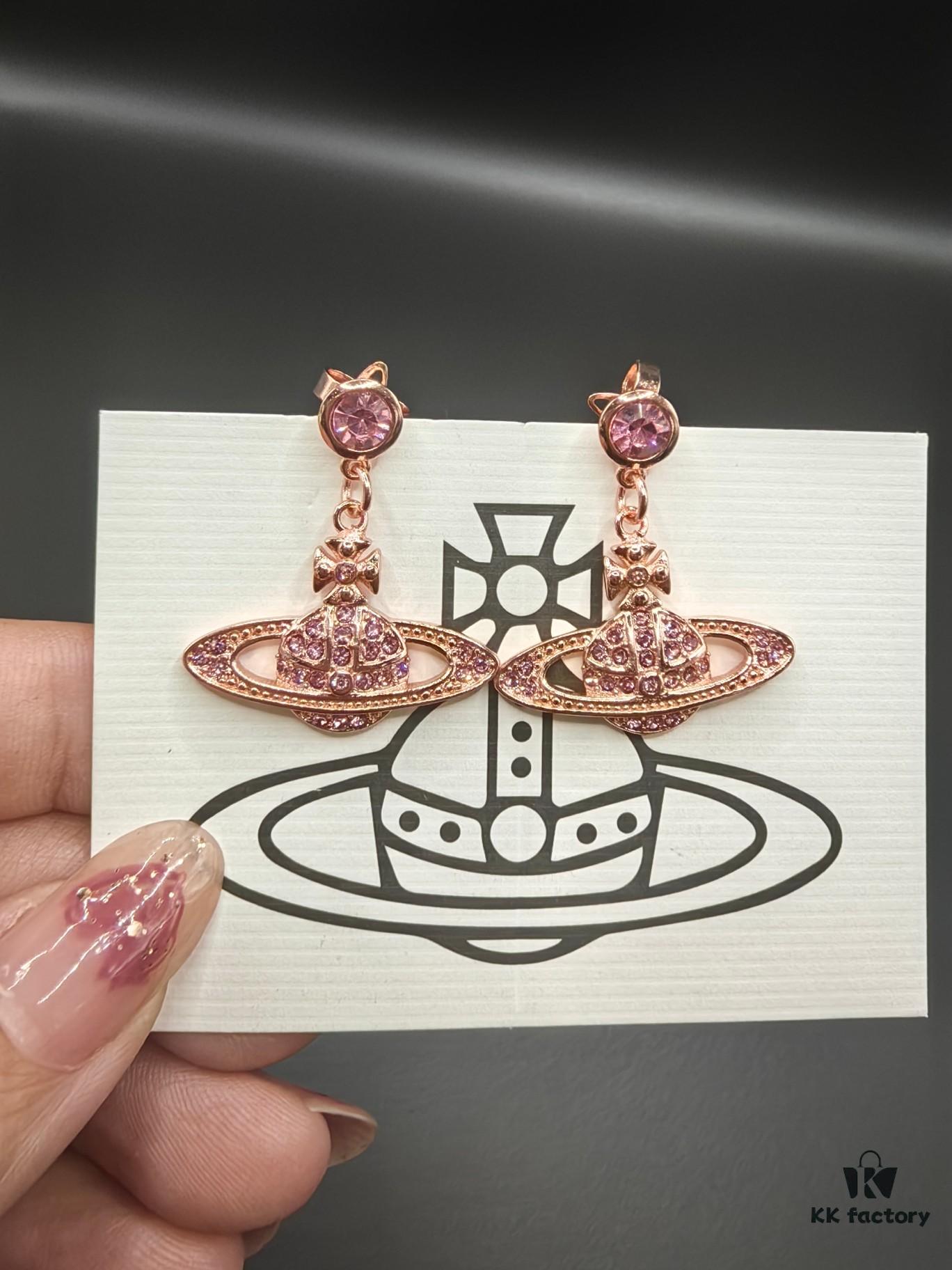West Queen Saturn Earrings