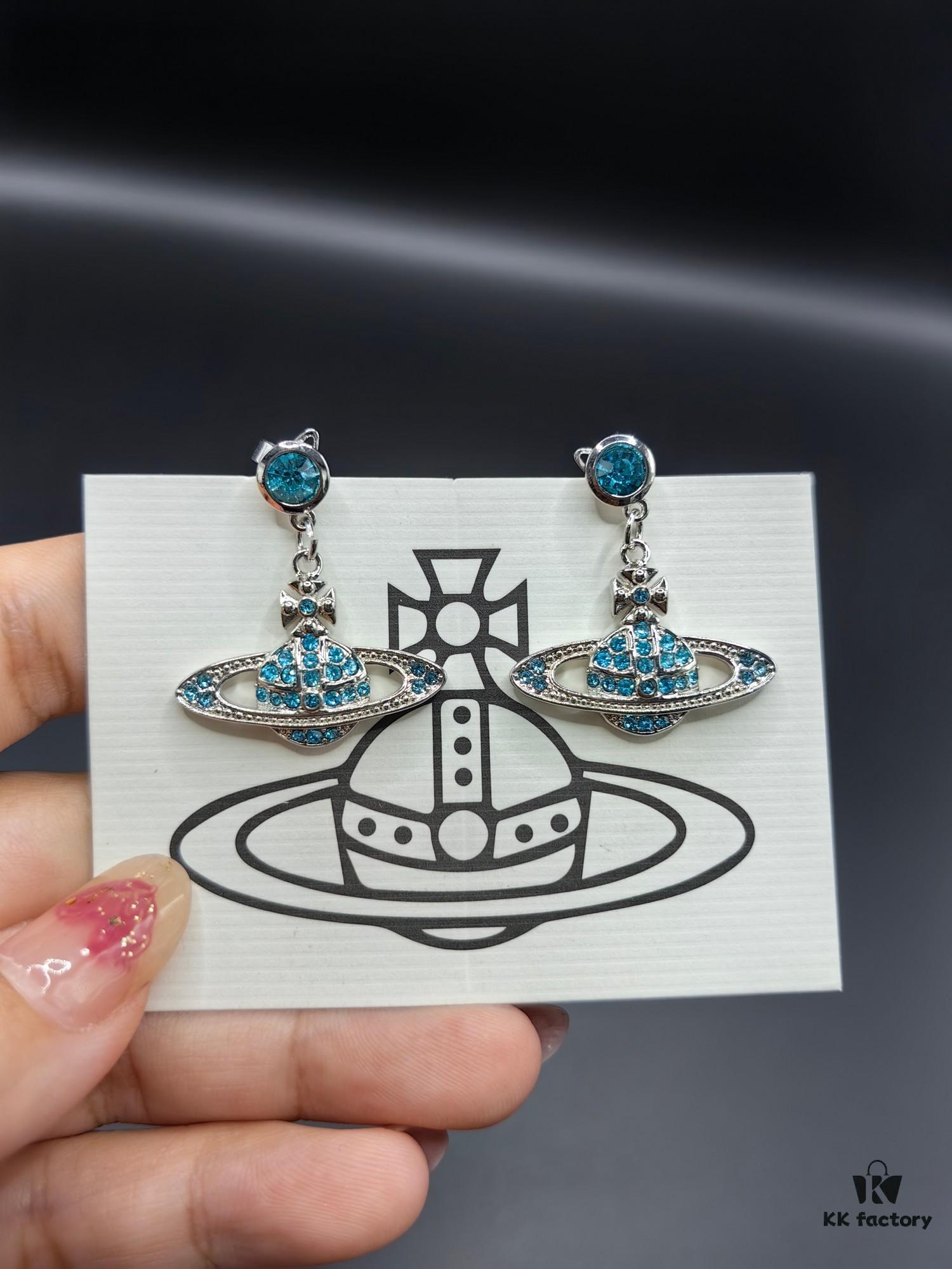 West Queen Saturn Earrings