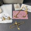 693010bc12f62673a6fac46f West Queen Full Diamond Brooch Necklace Bracelet Earring Set - Gold Color