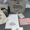 West Grandma Transparent Glass Bead Bow Bracelet in White Gold Color