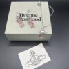 693010de12f62673a6fac4a0 West Queen Fan Water Drop Zircon Necklace and Earrings Set in White Gold Color