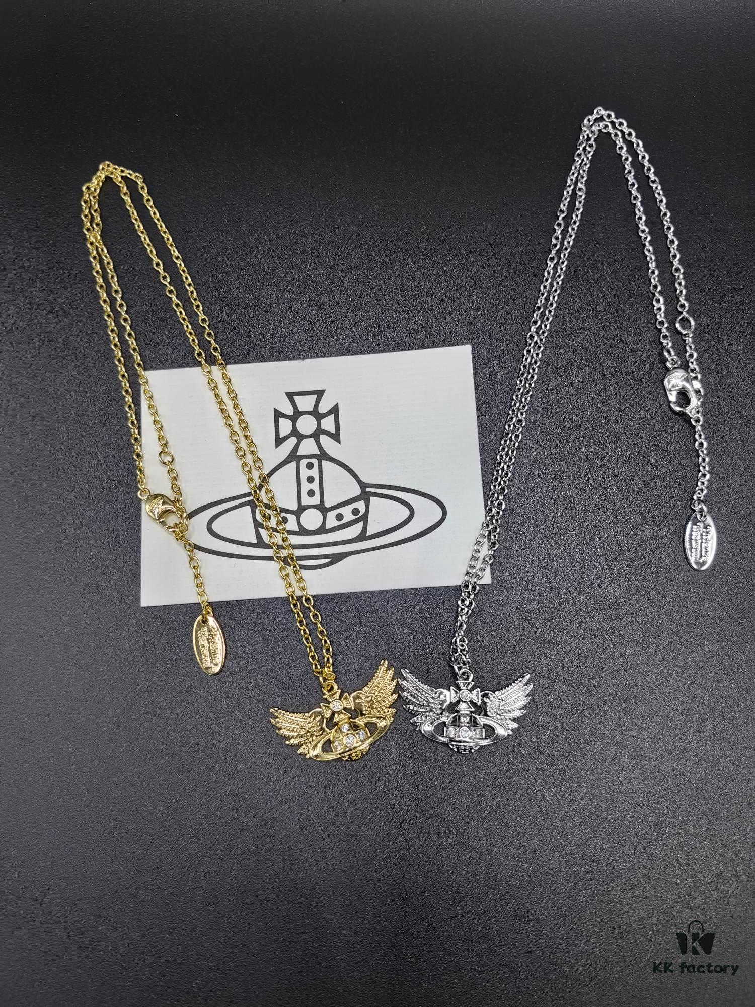 Westminster Winged Saturn Necklace
