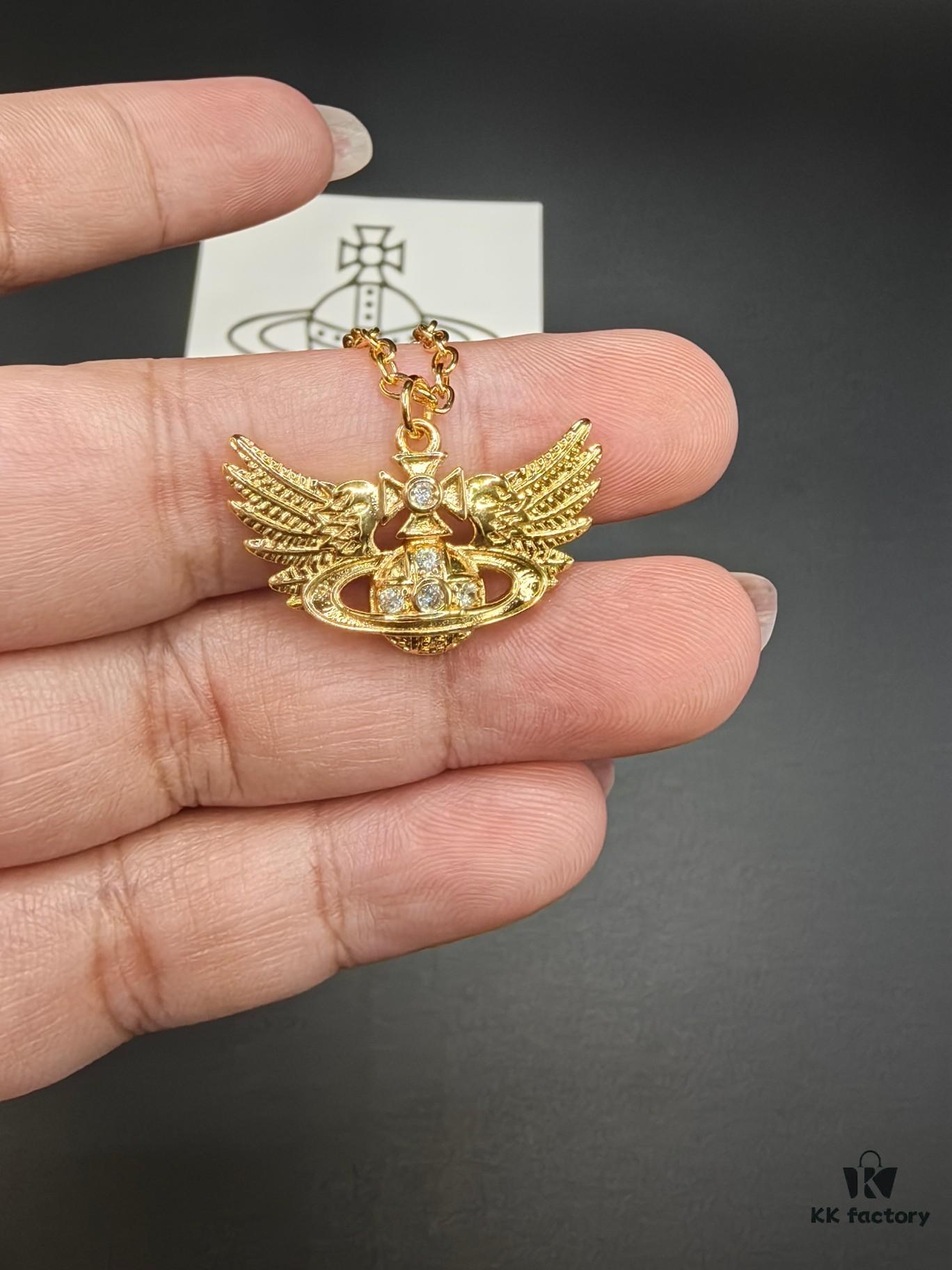 Westminster Winged Saturn Necklace