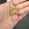 West Queen Full Diamond Bone Saturn Bracelet Necklace