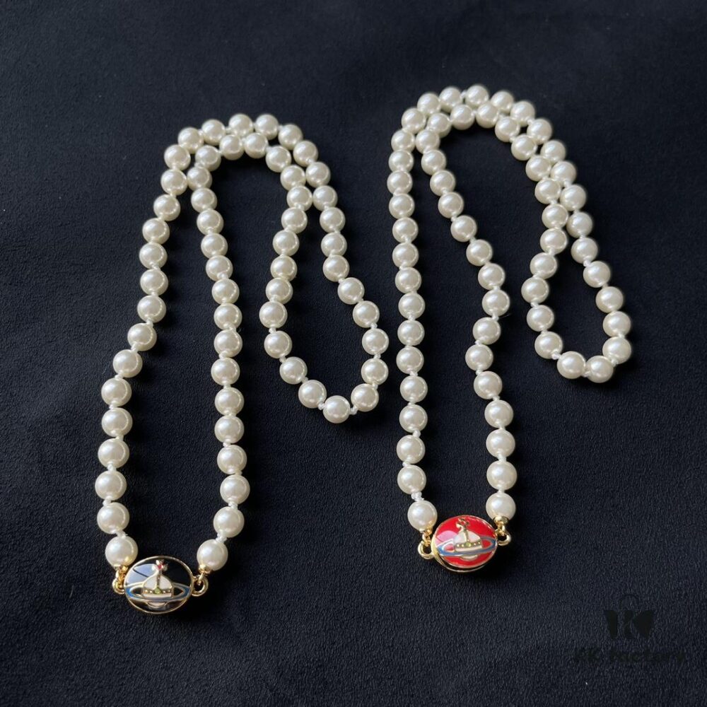 West Grandma Lisa's Same Style Ceramic Necklace