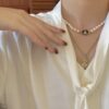 West Grandma Lisa's Same Style Ceramic Necklace