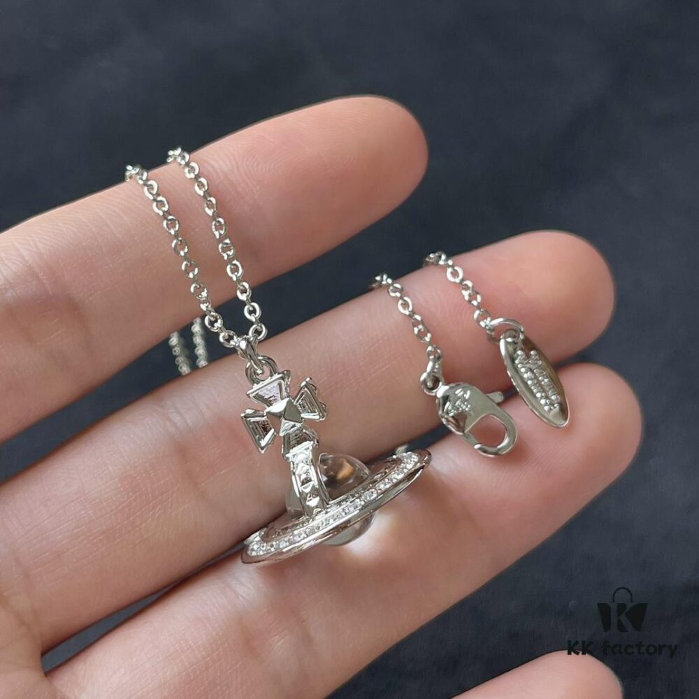 6930112c12f62673a6fac511 Vivienne Westwood 3D Earth Planet Crystal Necklace