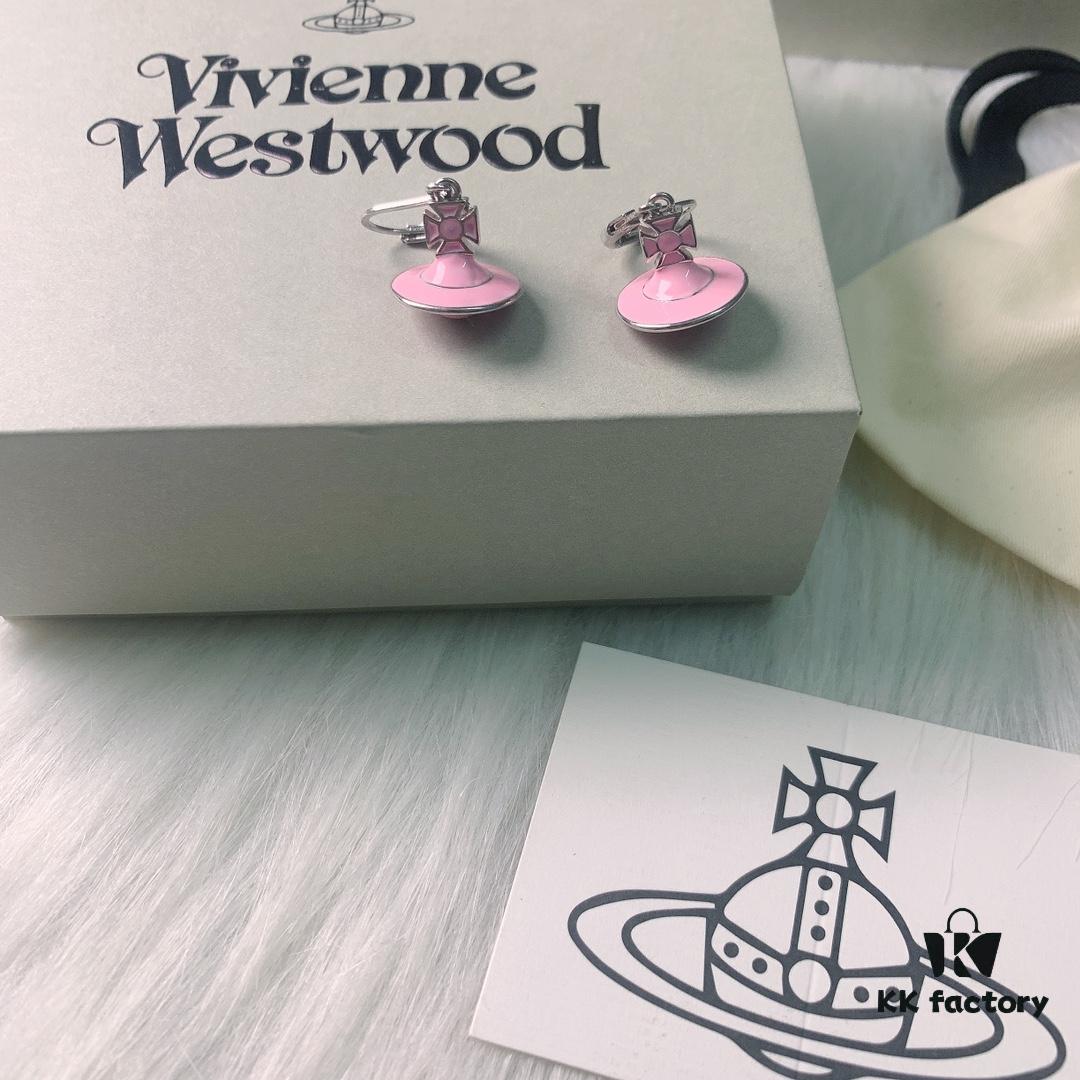 6930114412f62673a6fac52c West Queen Light Pink Resin 3D Saturn Necklace and Earrings Set