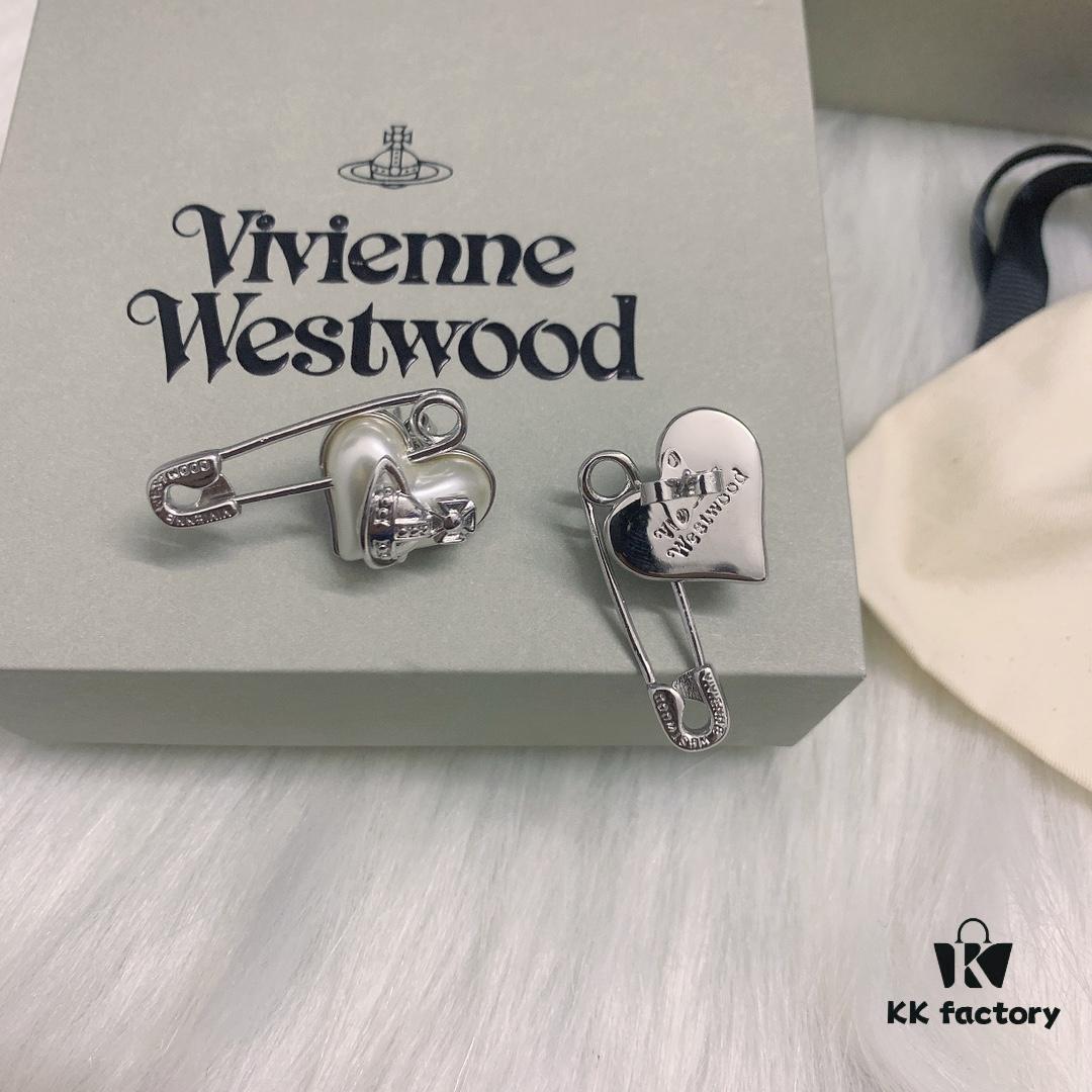 West Grandma Beimu Love Pin Stud Earrings