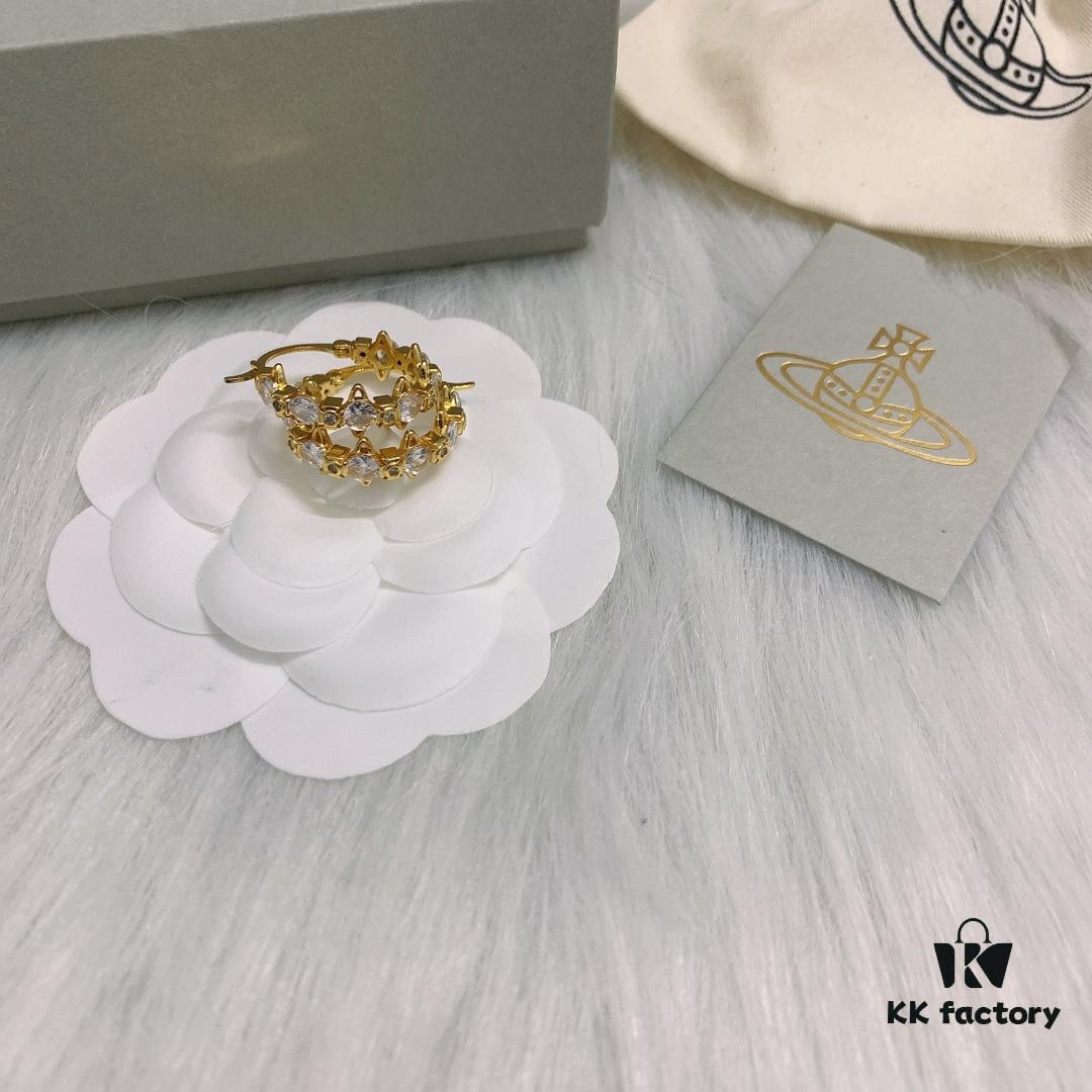 6930115812f62673a6fac546 Westminster Multi-Satellite Connected Earrings, Available in White Gold, Yellow Gold, and Rose Gold