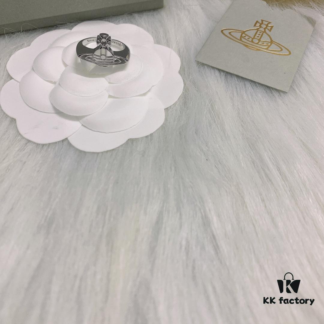 6930115d12f62673a6fac54b West Queen Loukong Line Saturn Ring, White Gold, Yellow Gold, Black Gold, Three Colors