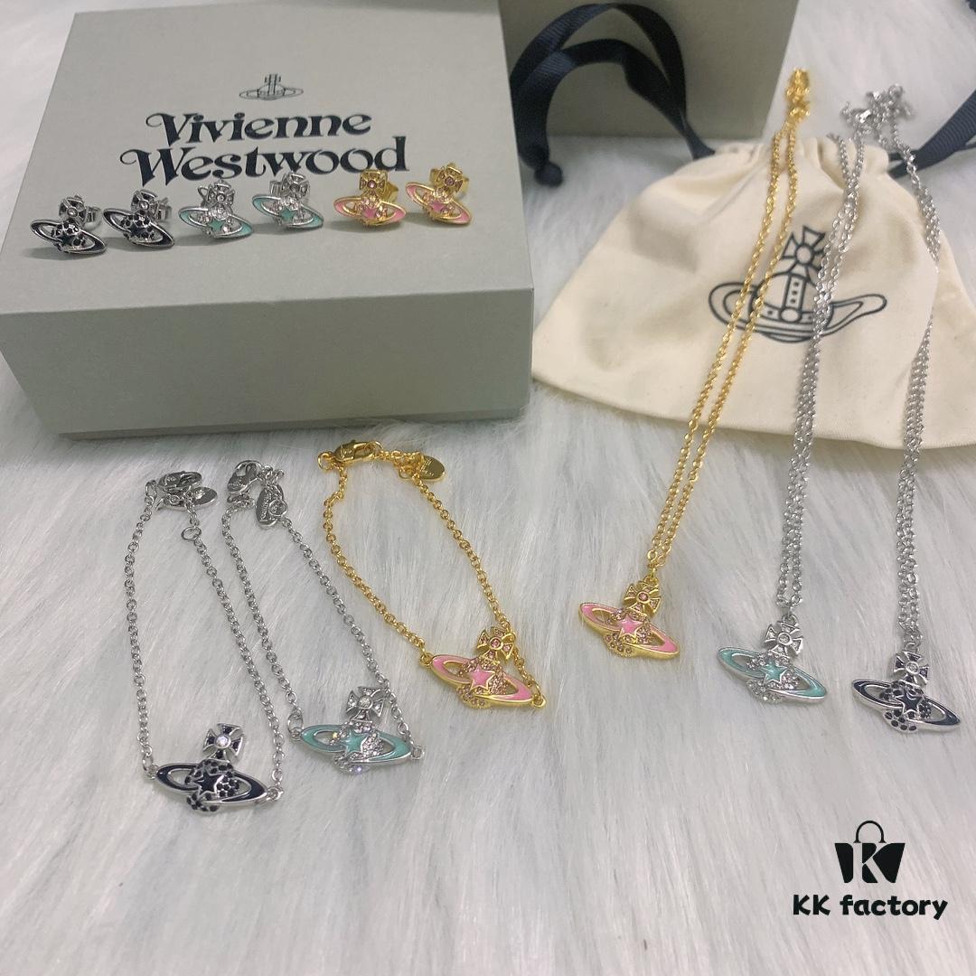 West Grandma Five-pointed Star Resin Necklace, Bracelet, and Stud Earrings Set