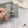 West Queen 3D Black Glass Ball Necklace