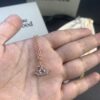 6930118412f62673a6fac57f West Dame Zircon Ring, Earrings, and Necklace Set in White Gold, Yellow Gold, and Rose Gold – Three Colors Available, Ring Sizes 6, 7, 8