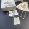 693011a112f62673a6fac59b West Dame Zircon Ring, Earrings, and Necklace Set in White Gold, Yellow Gold, and Rose Gold – Three Colors Available, Ring Sizes 6, 7, 8