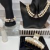 693011a612f62673a6fac59f Saturn | Vivienne Westwood Jewelry Double-Layer Pearl Necklace and Bracelet