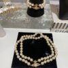 693011a812f62673a6fac5a5 Saturn | Vivienne Westwood Jewelry Double-Layer Pearl Necklace and Bracelet