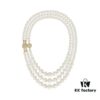 693011aa12f62673a6fac5a8 Vivienne Westwood Full Diamond Magnetic - Three-Layer Necklace - Gold