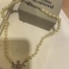 693011ba12f62673a6fac5c5 New Arrival Today 🆕 Vivienne Westwood Pink Diamond Saturn Pearl Necklace in Silver