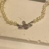 693011c012f62673a6fac5cf New Arrival Today 🆕 Vivienne Westwood Pink Diamond Saturn Pearl Necklace in Silver